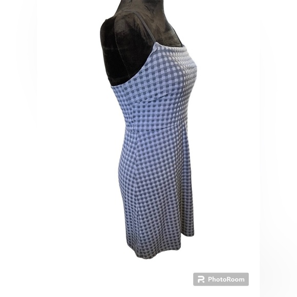 Urban outfitters Blue plaid mini dress small - Picture 5 of 6